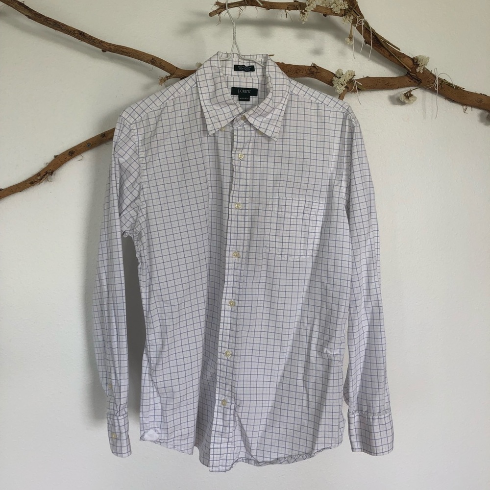 J.Crew long sleeve Oxford.  Lightweight.